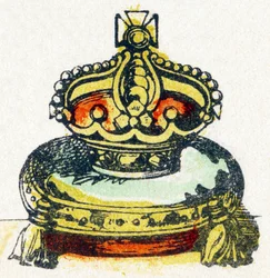 C - Krone - Alphabet - Kinderunterhaltung - Image Epinal, populäre Serie ca. 1890