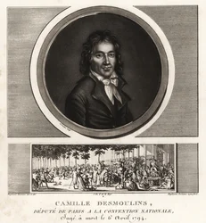 Camille Desmoulins, Abgeordneter von Paris im Nationalkonvent, d