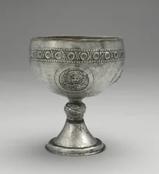 Kelch aus dem Beth Misona Schatz, Konstantinopel oder Syrien, ca. 500-700
