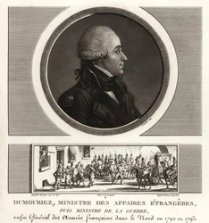 Charles-Francois du Perier Dumouriez, französischer General während der Französischen Revolutionskriege