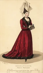 Ermengarde, Prinzessin Plantagenet, Tochter von Fulk IV, le Rechin, und der Hexe Gräfin Hildegarde von Beaugency