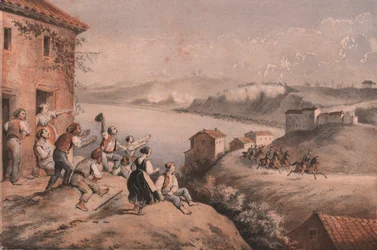 Flucht von General Lamoriciere, Belagerung von Ancona