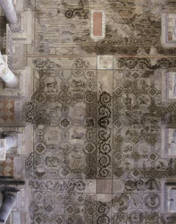 Boden der frühchristlichen Basilika von Aquileia, Udine