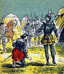 Francois I. Ritterwaffe von Bayard am 15. September