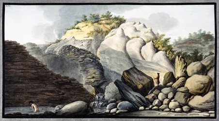Heiße Quelle in der Solfaterra, nahe Neapel, Königreich Neapel, ca. 1760