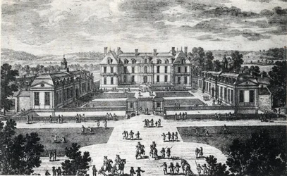 Île de France, Seine et Marne (77), Pomponne: Außenansicht des Château de Pomponne