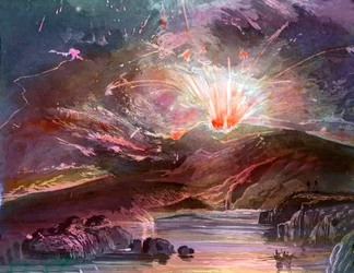 Im April 1902 brach der Vulkan Pelée auf der Insel Martinique aus