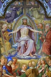 Jesus Christus in Majestät. Stift Klosterneuburg, Wien, Österreich