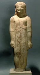 Kouros Dionysermos, Griechisch, Archaische Periode, ca. 600 v. Chr.