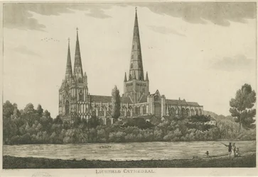 Lichfield Kathedrale - Südansicht