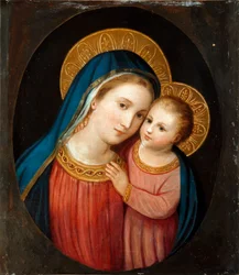 Madonna des guten Rates, anonyme Malerei, Torre del Greco, Chiesa della Madonna del Buon Consiglio