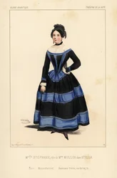 Miss Stephanie als Madame Muller in Stella von Anicet Bourgeois, Theatre de la Gaite