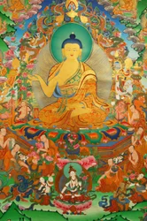 Nepalesisches Tangka Paris Frankreich