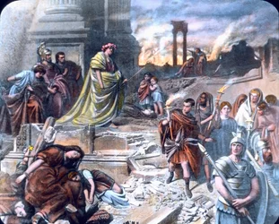 Nero nach dem Brand von Rom