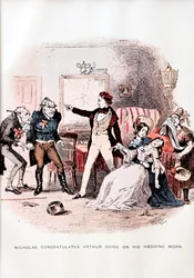 Nicholas Nickleby von C. Dickens - Illustration