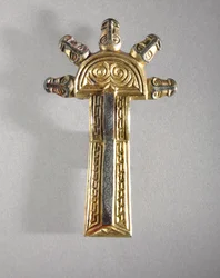 Paar Fibeln, Alemannisch, 500-600