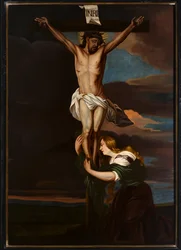 Pfarrkirche (Parochiekerk Onze-Lieve-Vrouw). Innenraum. Gemälde. Kalvarienberg