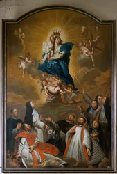 Pfarrkirche. Innenraum. Malerei.