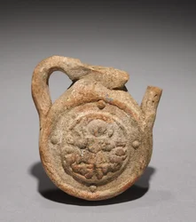 Pilgerflasche mit dem heiligen Menas, 500-700