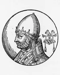 Porträt von Nikolaus III. (Giovanni Gaetano Orsini, ca. 1216-1280)