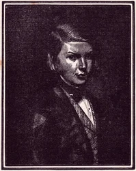 Porträt von Victor Hugo (Gravur)