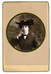 Porträt der französischen Dichterin Catherine Pozzi, ca. 1900