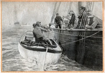 Prohibition in den Vereinigten Staaten. (Gravur)
