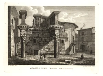 Ruinen des Forum Palladium, Avanzi del Foro Palladio, Rom