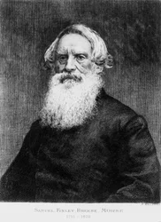 Samuel F. B. Morse, amerikanischer Künstler und Erfinder des Morse-Codes, ca. 1870