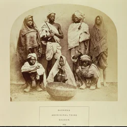 Saonras, ein Aborigine-Stamm aus Saugor, Zentralindien, Nr. 355 aus 