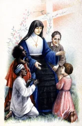 Schwester Anne Marie Javouhey, ca. 1930 (Illustration)