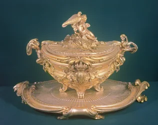 Suppenterrine, Louis XV, hergestellt für die Kaiserin Elisabeth (1709-62) von Russland, von F.T. Germain, Paris