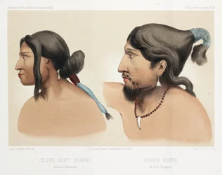 Südamerikanische Indianer, ca. 1843-1847