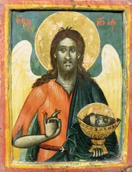 Johannes der Täufer, Ikone aus Zentralgriechenland
