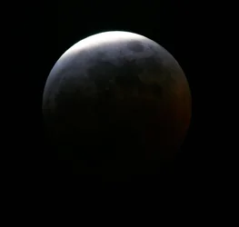 Phase während der totalen Mondfinsternis, 3. März 2007