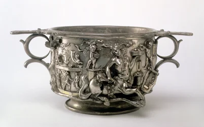 Der Zentaurenbecher, gallo-römisch, aus dem Berthouville-Schatz