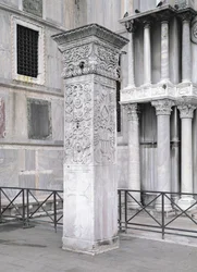 Die Säule von Acri, in der San Marco Piazzetta, Venedig