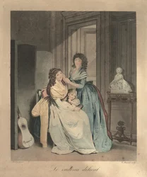 Das zarte Geschenk, Paris, ca. 1820