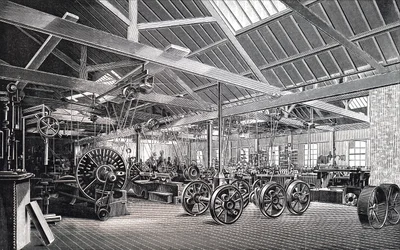 Das Maschinenhaus der Atlas Engine Works