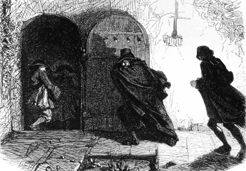 Der Marquis de la Rouërie wird von der Nationalgarde überrascht, ca. 1844