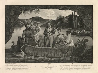 Das Wasser, Paris, ca. 1835 (Gravur)