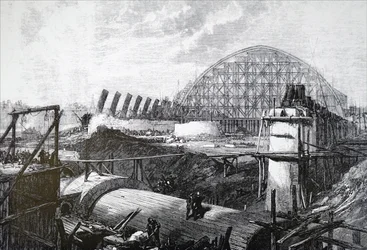 Der Bau des Bahnhofs St Pancras