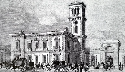 Das Äußere des Bahnhofs London Bridge