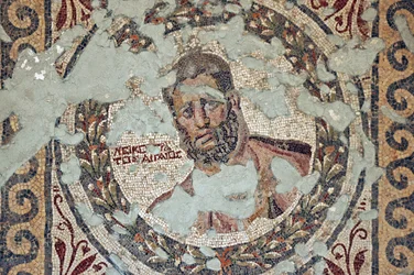 Zwei Athleten-Mosaik aus Samandagi, Türkei