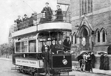 Vereinigtes Königreich: Keighleys erste elektrische Straßenbahn