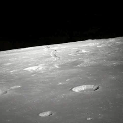 Ansicht von Rima Ariadaeus auf dem Mond