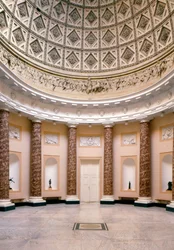 Ansicht des Marmorsalons, Stowe House, Buckinghamshire, erbaut 1777-1780