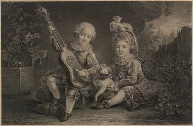 Spielende Kinder, Paris, ca. 1775