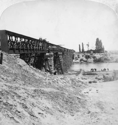 Brücke über den Modder River, Südafrika, 21. Februar 1900