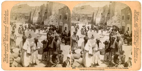 Geburtskirche, erbaut an der Stelle, wo Jesus geboren wurde, Bethlehem, Palästina, 1900